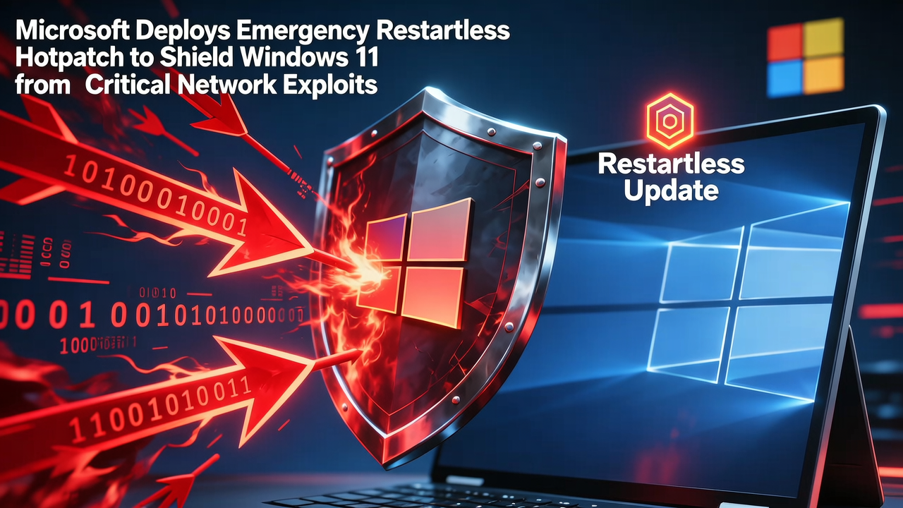 Microsoft Deploys Emergency Restartless Hotpatch to Shield Windows 11 from Critical Network Exploits