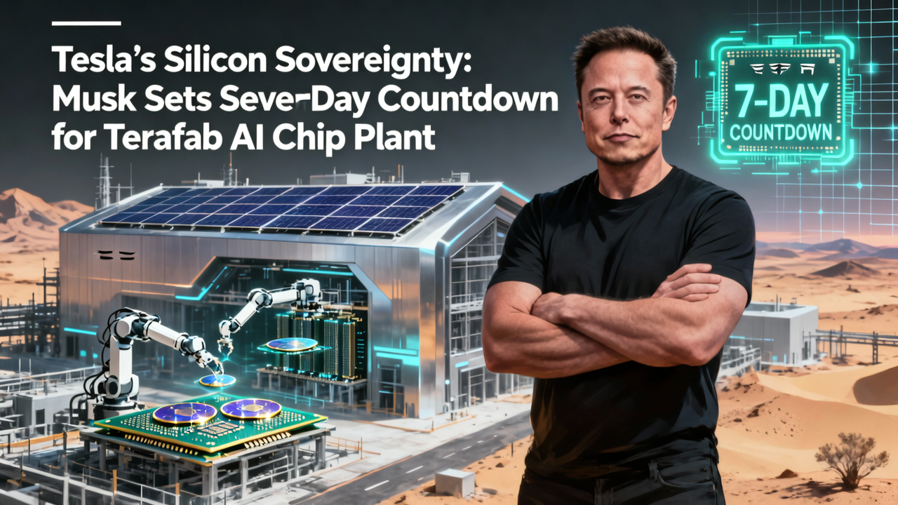 Tesla’s Silicon Sovereignty: Musk Sets Seven-Day Countdown for Terafab AI Chip Plant