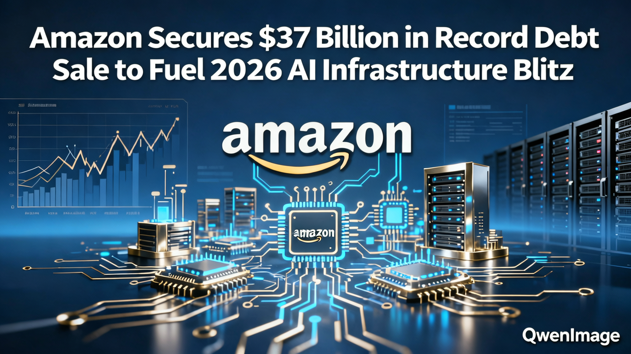 Amazon Secures $37 Billion in Record Debt Sale to Fuel 2026 AI Infrastructure Blitz