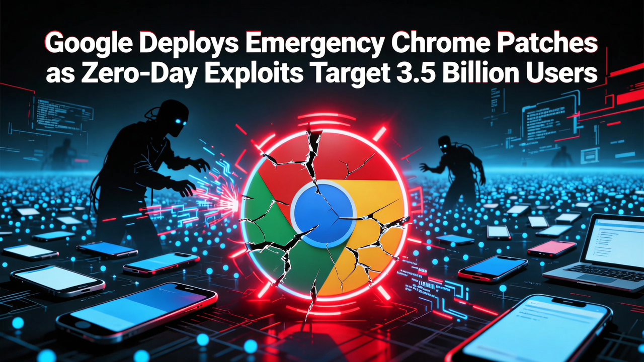 Google Deploys Emergency Chrome Patches as Zero-Day Exploits Target 3.5 Billion Users