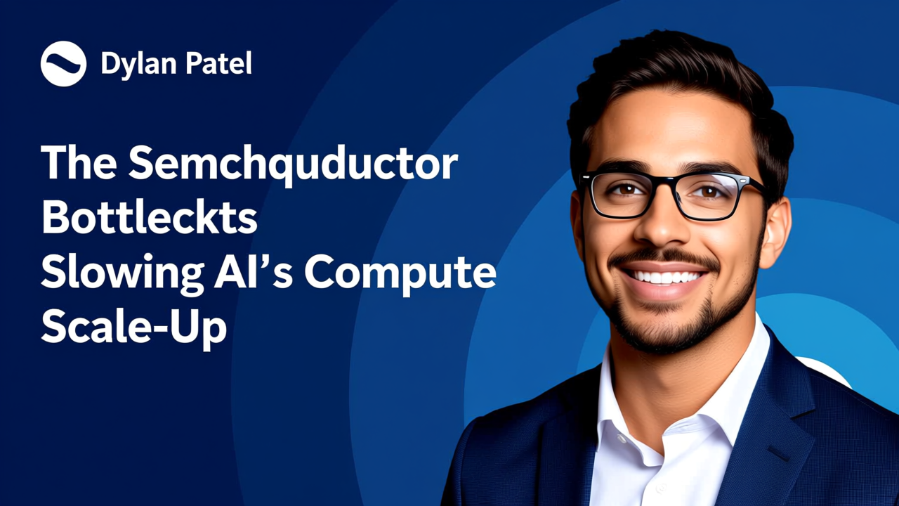Dylan Patel: The Semiconductor Bottlenecks Slowing AI’s Compute Scale-Up