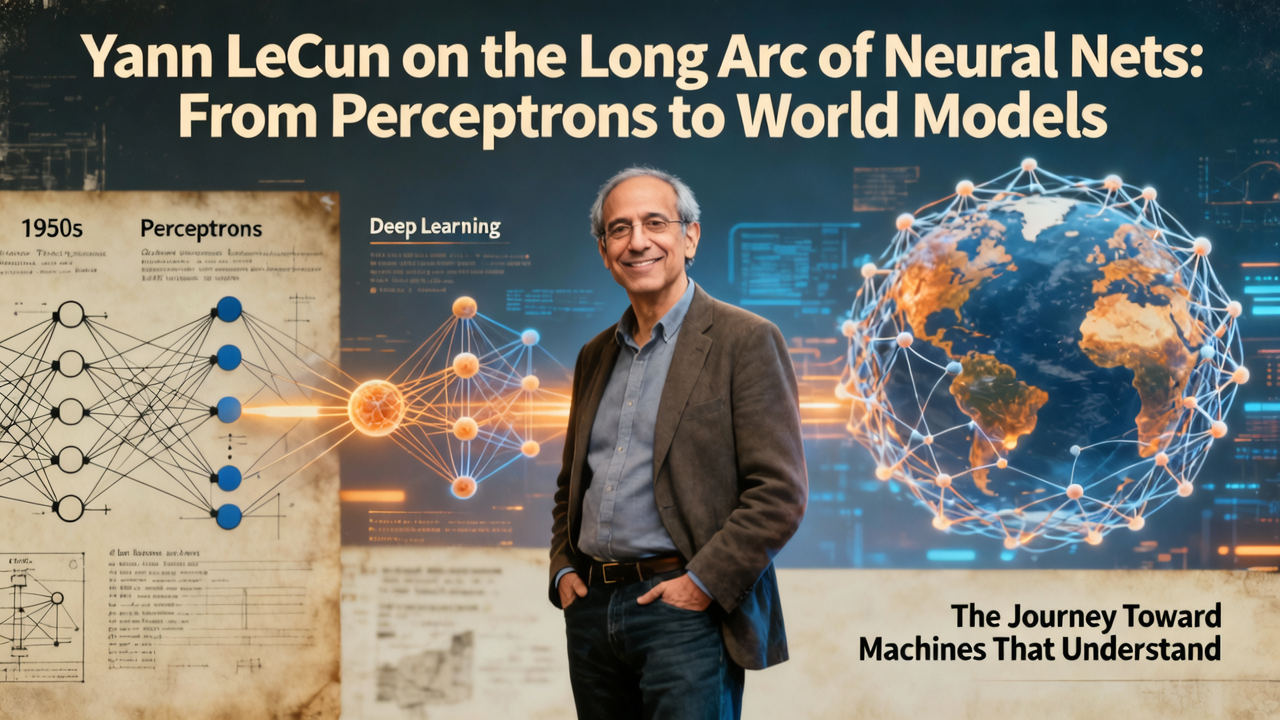 Yann LeCun on the Long Arc of Neural Nets: From Perceptrons to World Models
