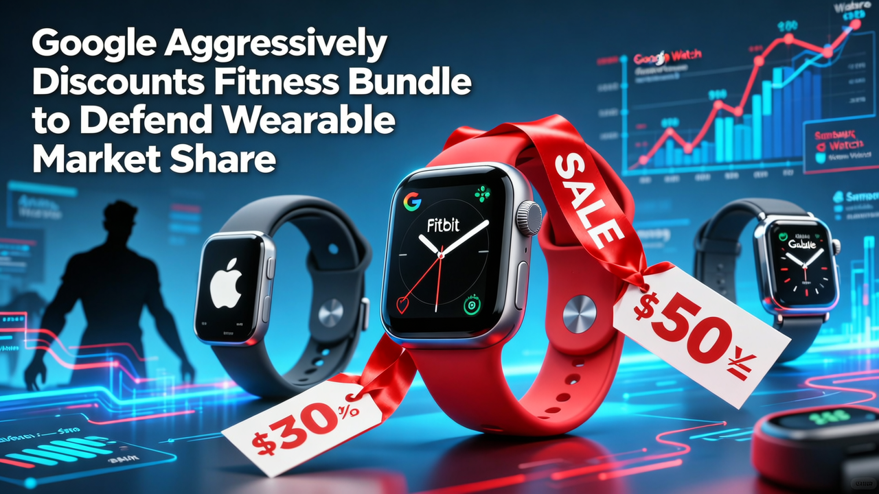 Google Aggressively Discounts Fitness Bundle to Defend Wearable Market Share