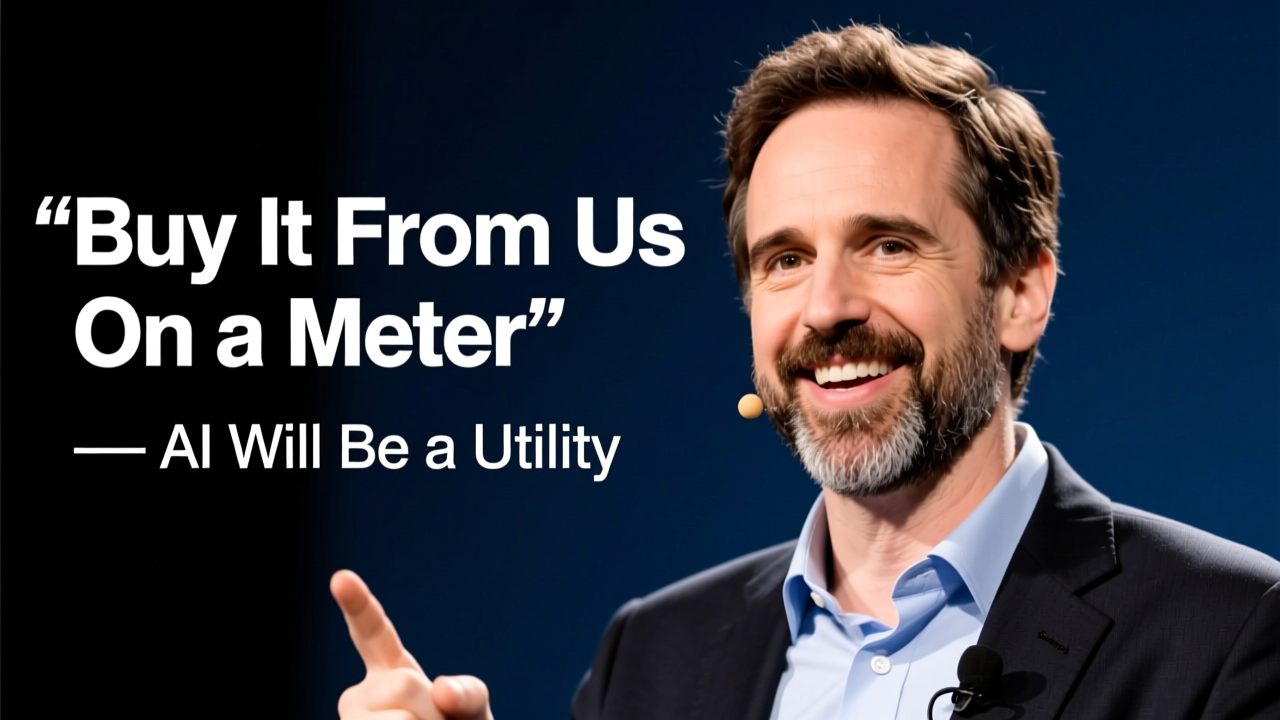 Sam Altman: "Buy It From Us On a Meter" — AI Will Be a Utility