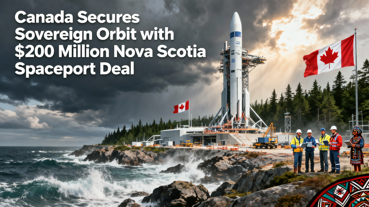 Canada Secures Sovereign Orbit with $200 Million Nova Scotia Spaceport Deal