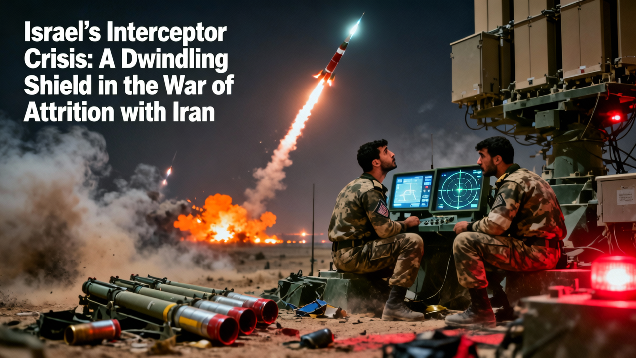 Israel’s Interceptor Crisis: A Dwindling Shield in the War of Attrition with Iran
