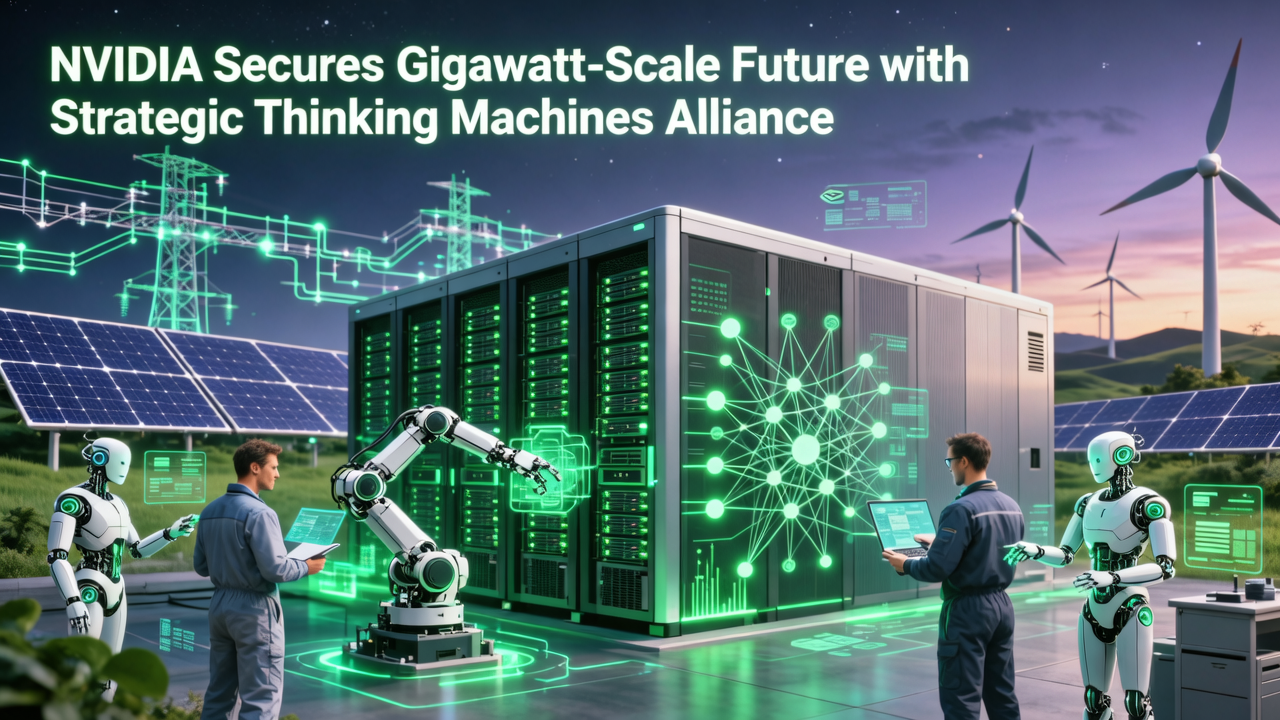 NVIDIA Secures Gigawatt-Scale Future with Strategic Thinking Machines Alliance