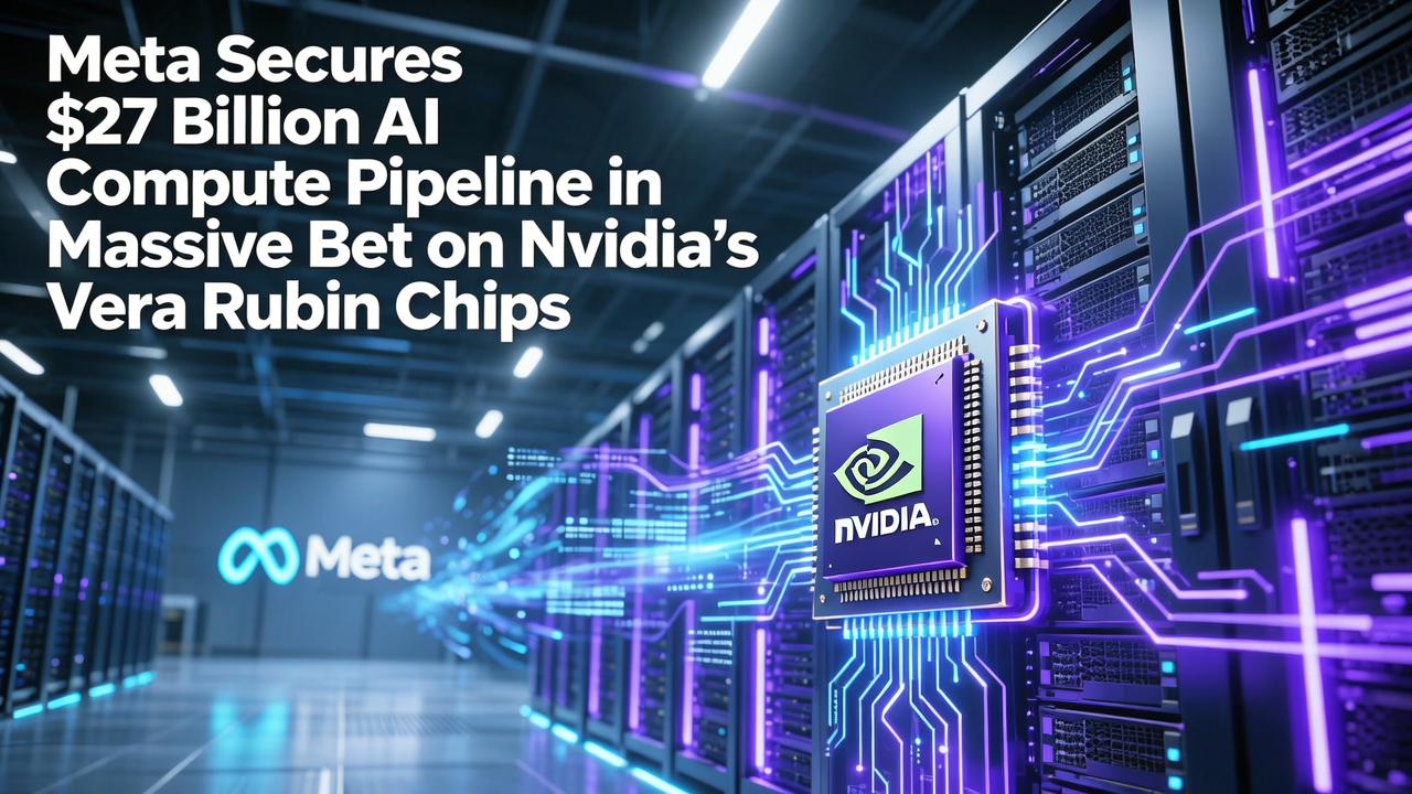 Meta Secures $27 Billion AI Compute Pipeline in Massive Bet on Nvidia’s Vera Rubin Chips