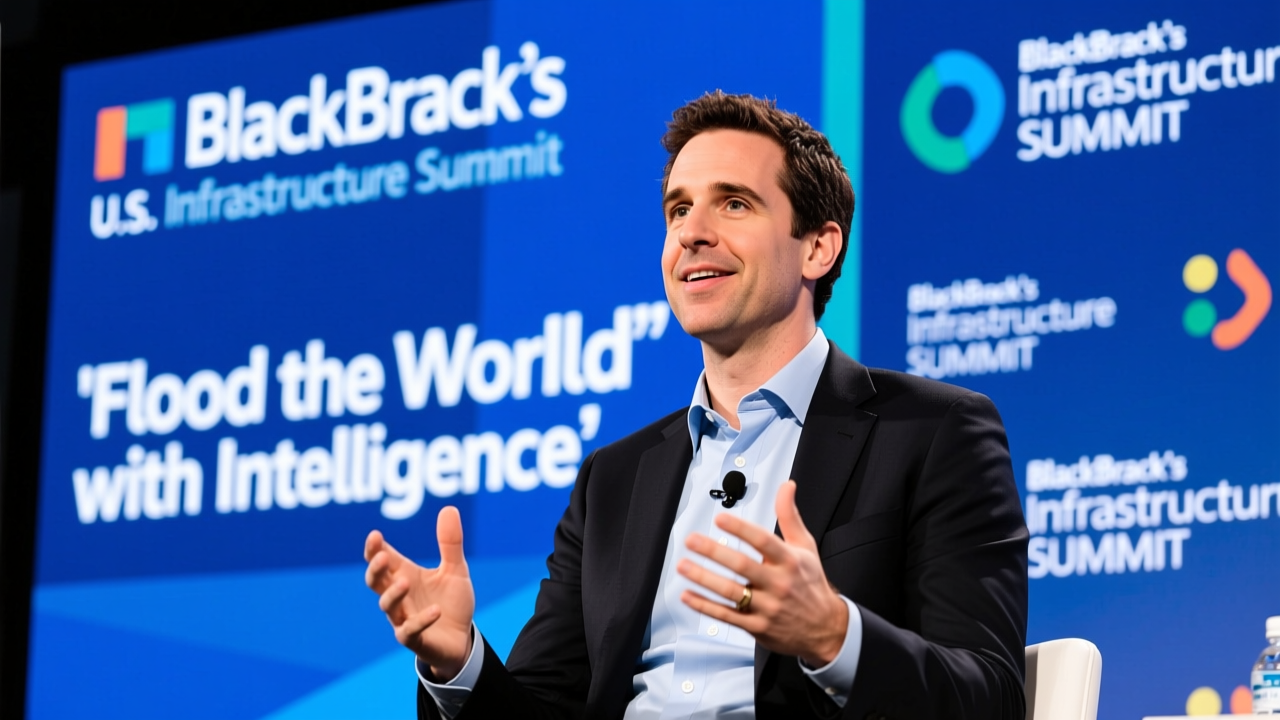 Sam Altman at BlackRock’s U.S. Infrastructure Summit: 'Flood the World with Intelligence'