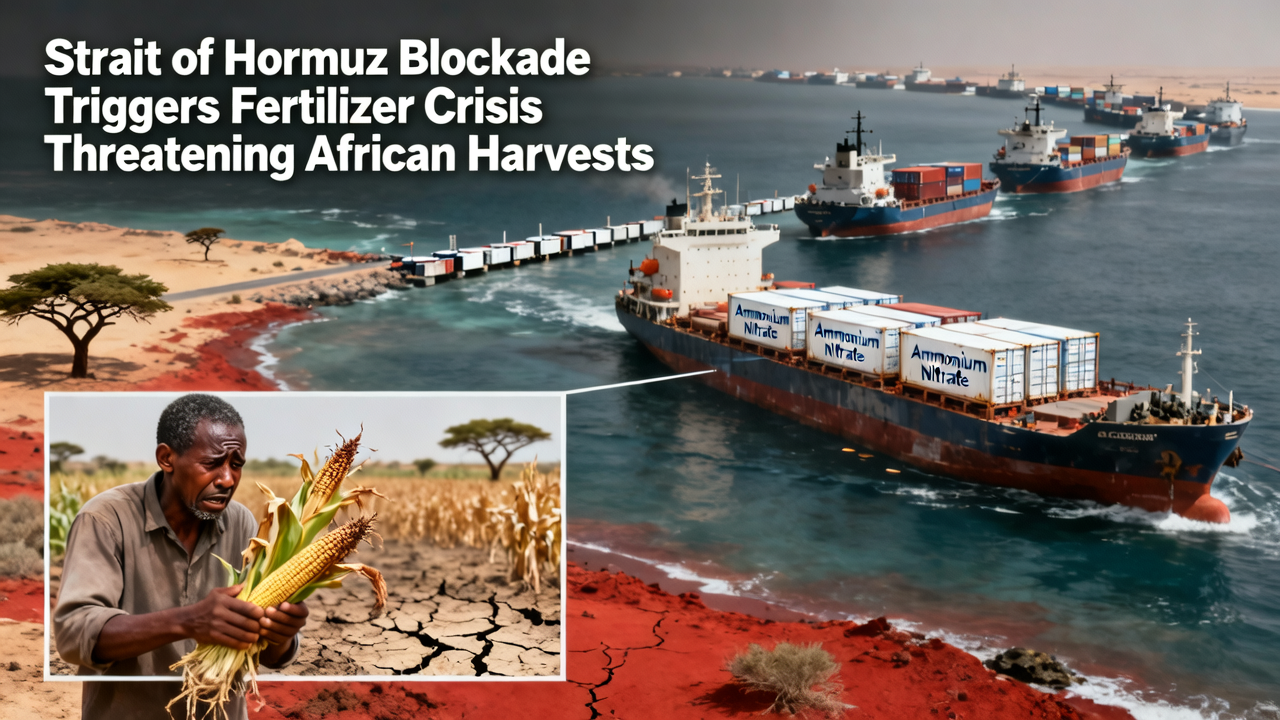 Strait of Hormuz Blockade Triggers Fertilizer Crisis Threatening African Harvests