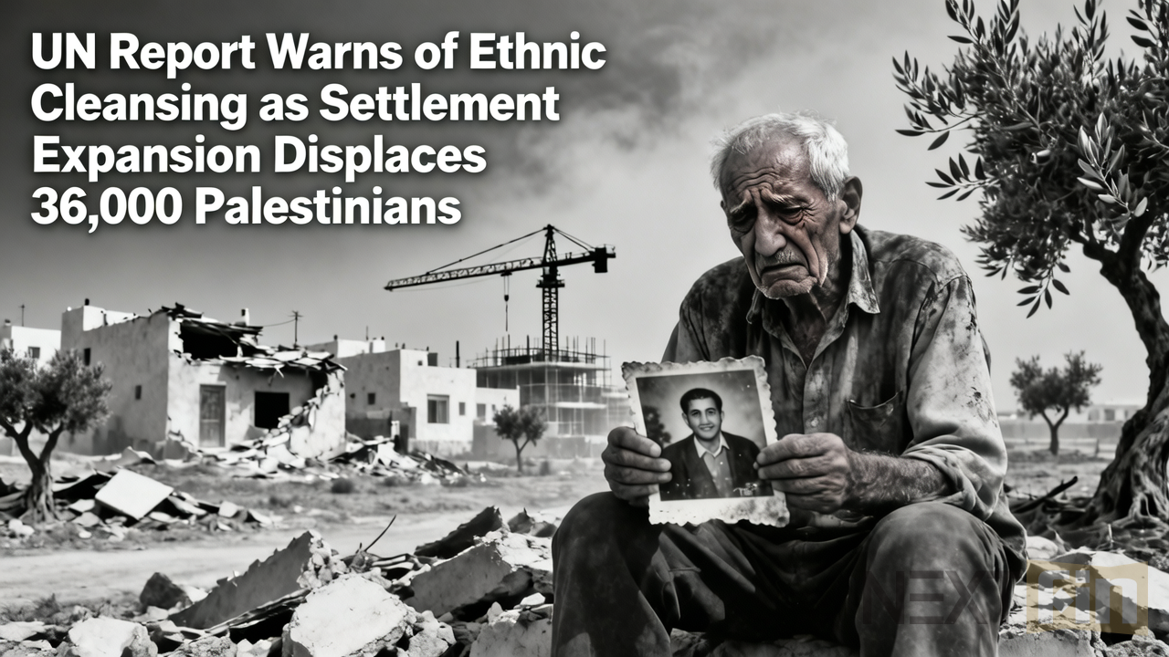 UN Report Warns of Ethnic Cleansing as Settlement Expansion Displaces 36,000 Palestinians