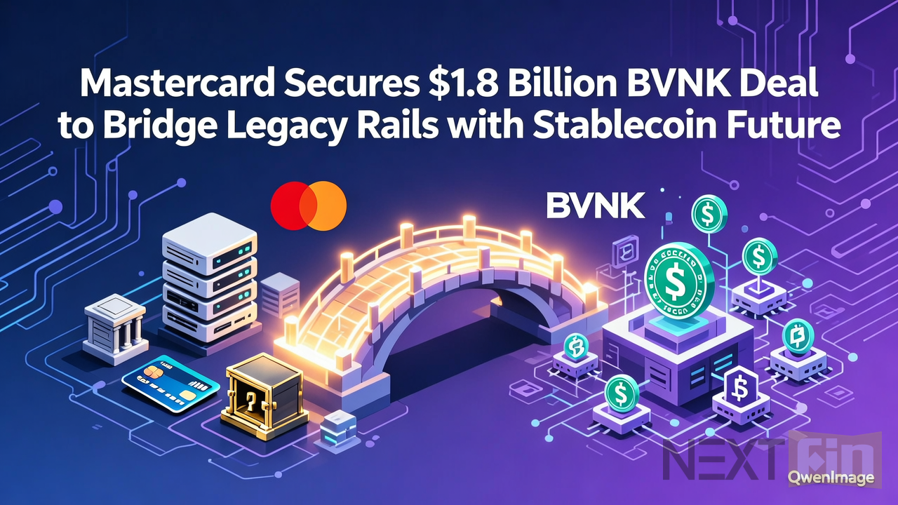 Mastercard Secures $1.8 Billion BVNK Deal to Bridge Legacy Rails with Stablecoin Future