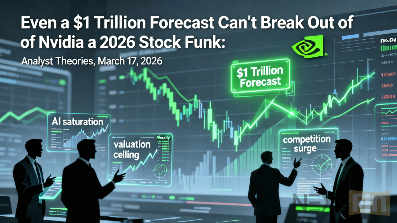 Even a $1 Trillion Forecast Can't Break Nvidia Out of a 2026 Stock Funk: Analyst Theories, March 17, 2026