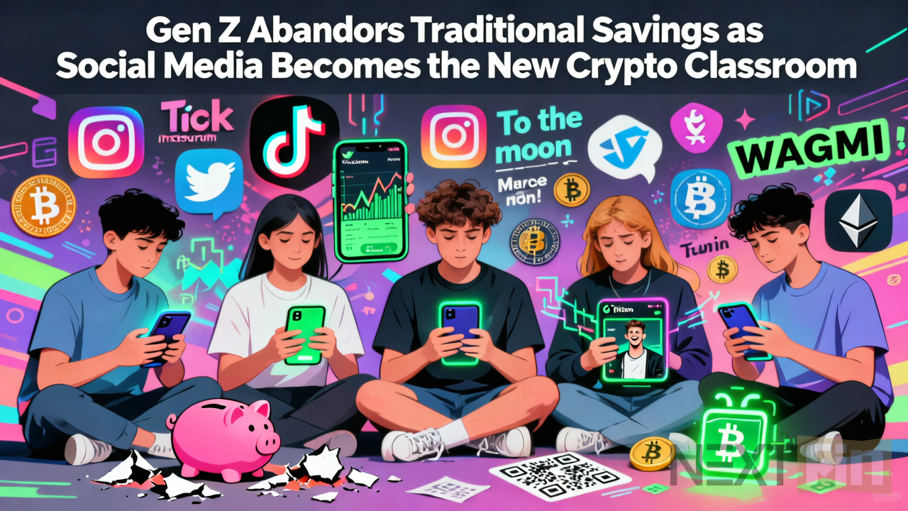 Gen Z Abandons Traditional Savings as Social Media Becomes the New Crypto Classroom