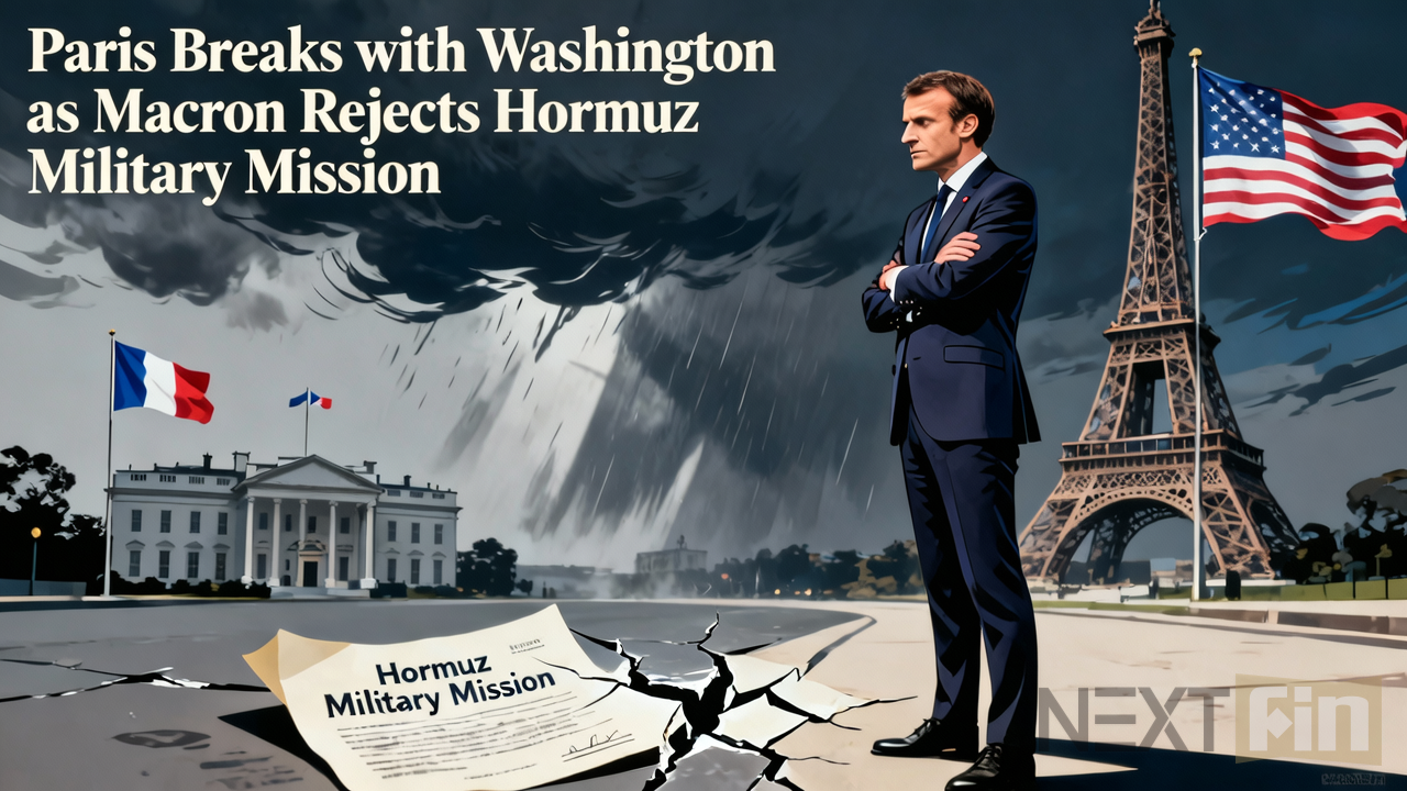 Paris Breaks with Washington as Macron Rejects Hormuz Military Mission
