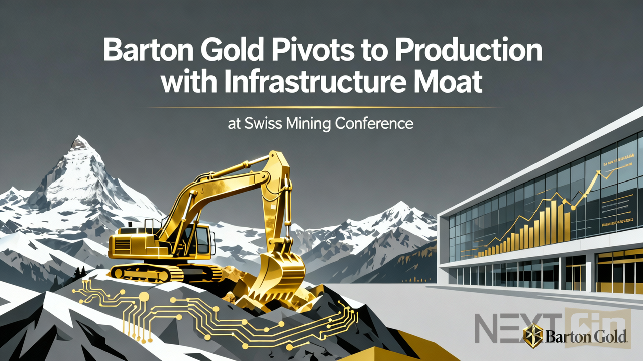 Barton Gold Pivots to Production with Infrastructure Moat at Swiss Mining Conference