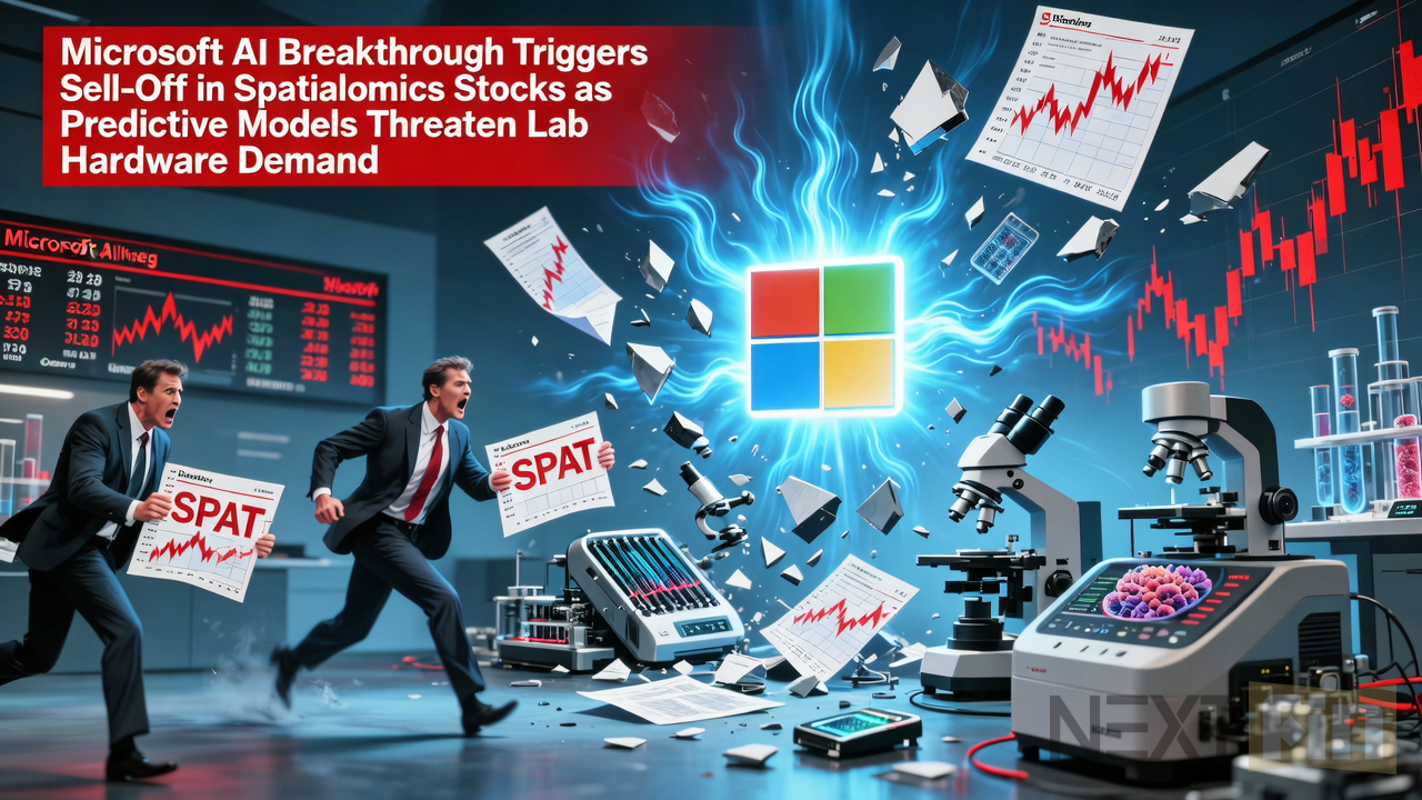 Microsoft AI Breakthrough Triggers Sell-Off in Spatialomics Stocks as Predictive Models Threaten Lab Hardware Demand
