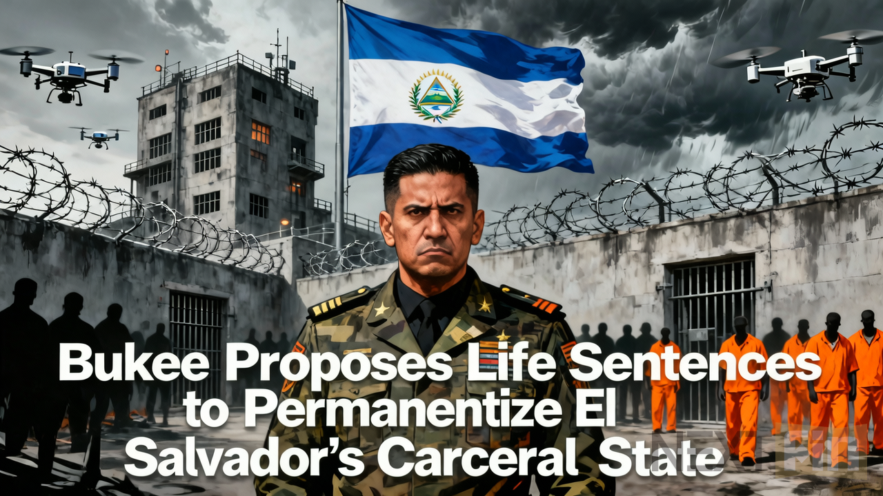Bukele Proposes Life Sentences to Permanentize El Salvador’s Carceral State