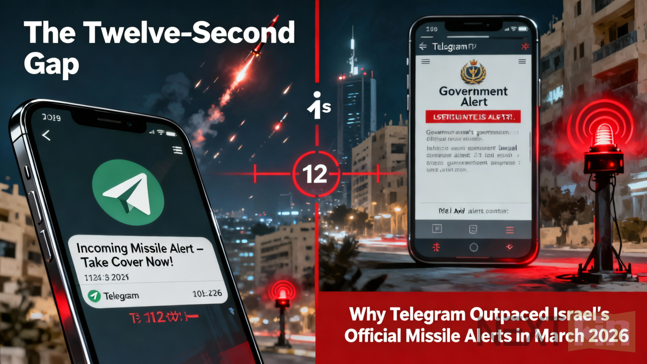 The Twelve-Second Gap: Why Telegram Outpaced Israel’s Official Missile Alerts in March 2026