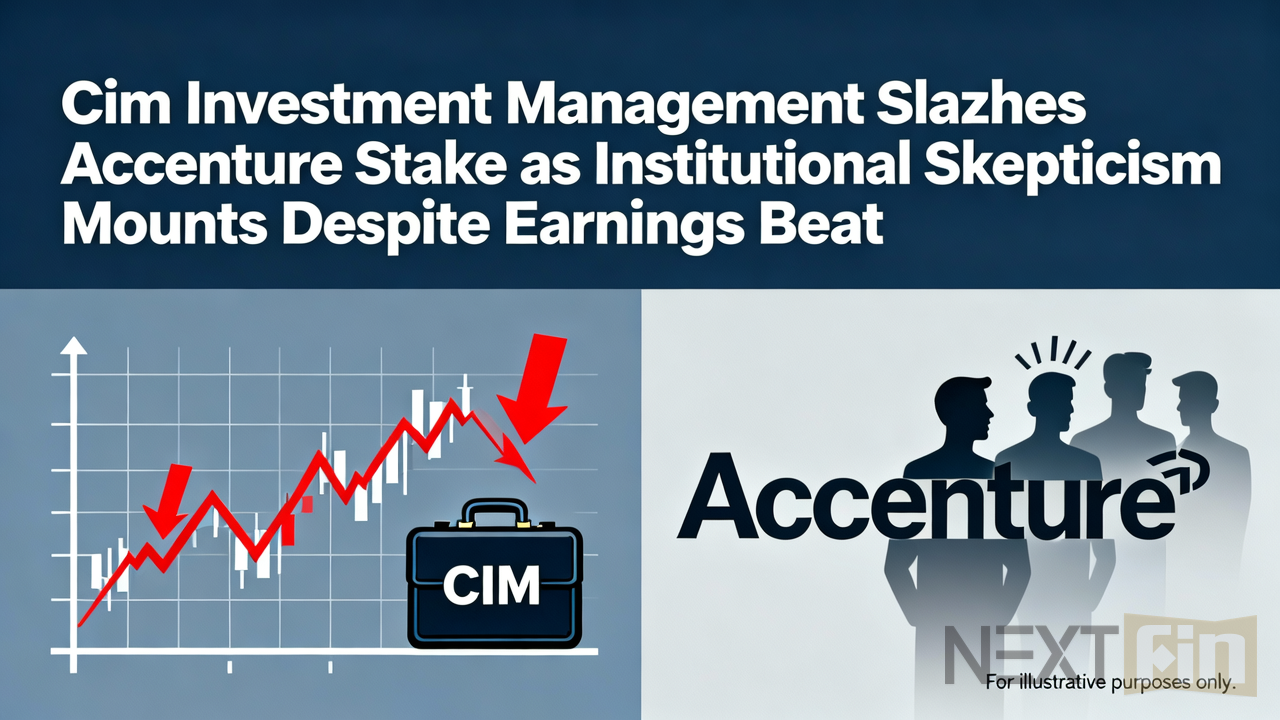 Cim Investment Management Slashes Accenture Stake as Institutional Skepticism Mounts Despite Earnings Beat
