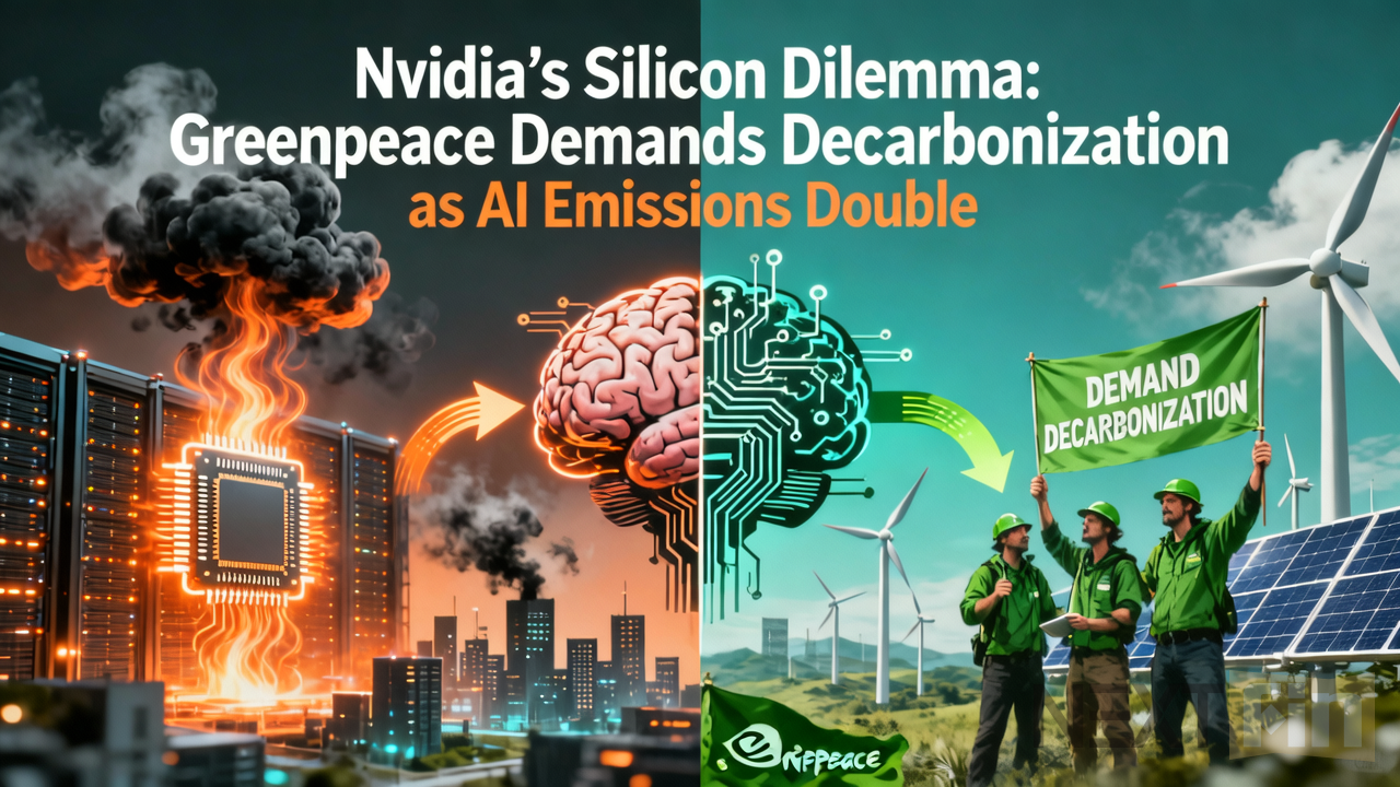 Nvidia’s Silicon Dilemma: Greenpeace Demands Decarbonization as AI Emissions Double