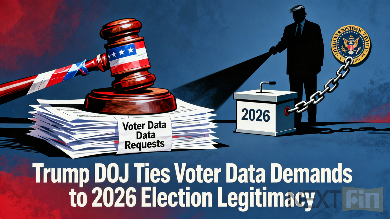 Trump DOJ Ties Voter Data Demands to 2026 Election Legitimacy