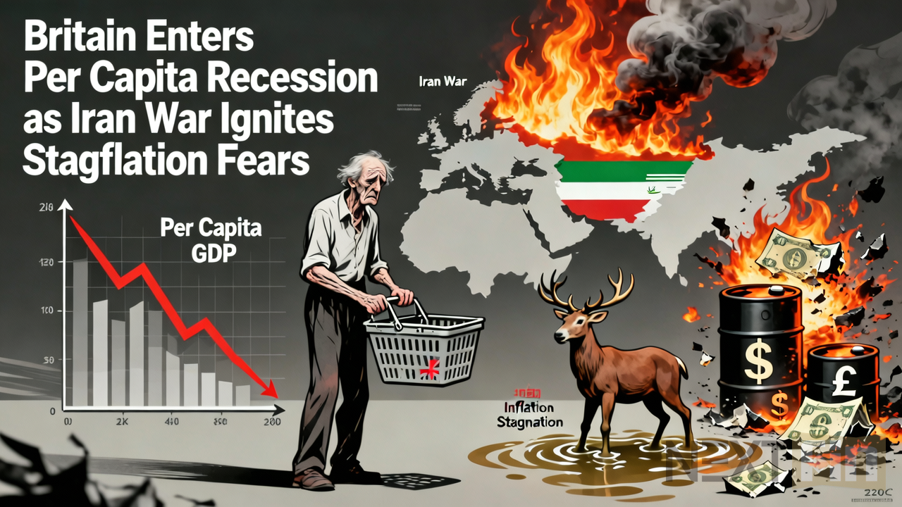 Britain Enters Per Capita Recession as Iran War Ignites Stagflation Fears
