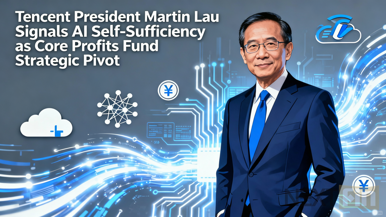 Tencent President Martin Lau Signals AI Self-Sufficiency as Core Profits Fund Strategic Pivot