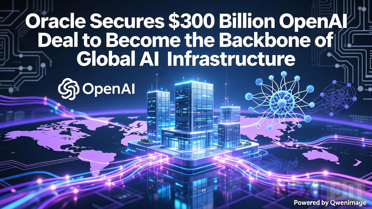 Oracle Secures $300 Billion OpenAI Deal to Become the Backbone of Global AI Infrastructure