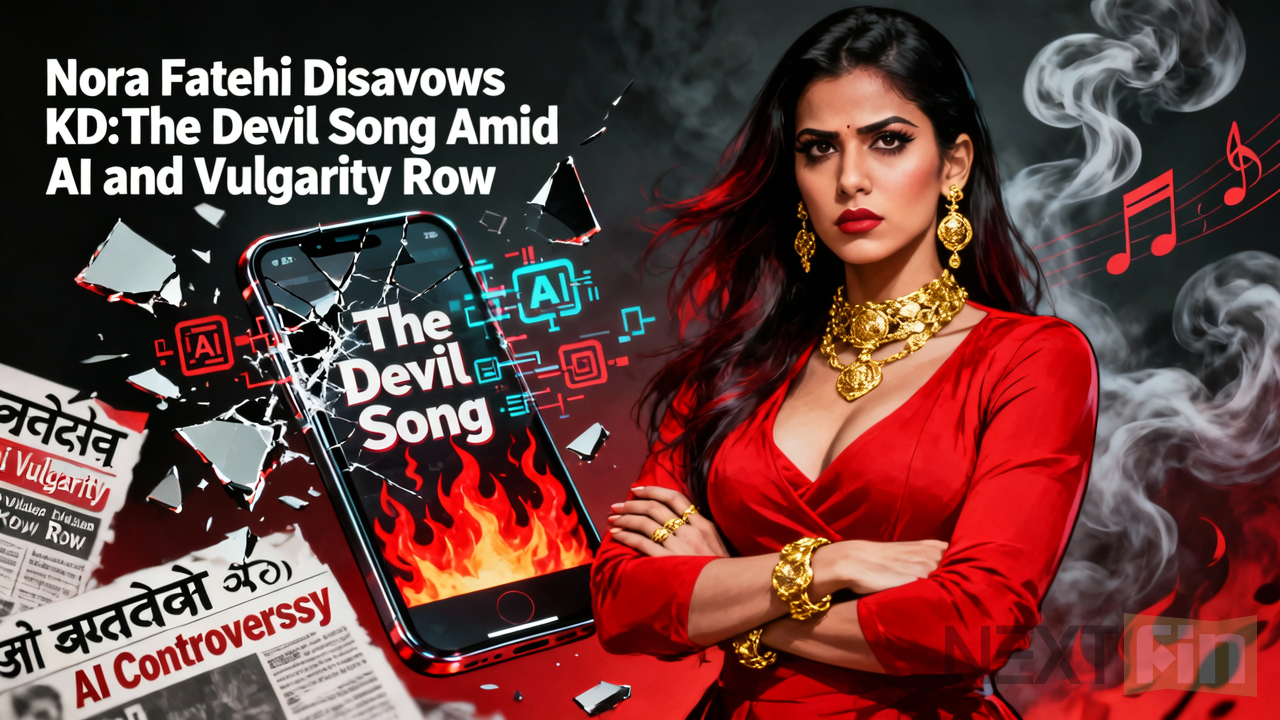 Nora Fatehi Disavows KD: The Devil Song Amid AI and Vulgarity Row