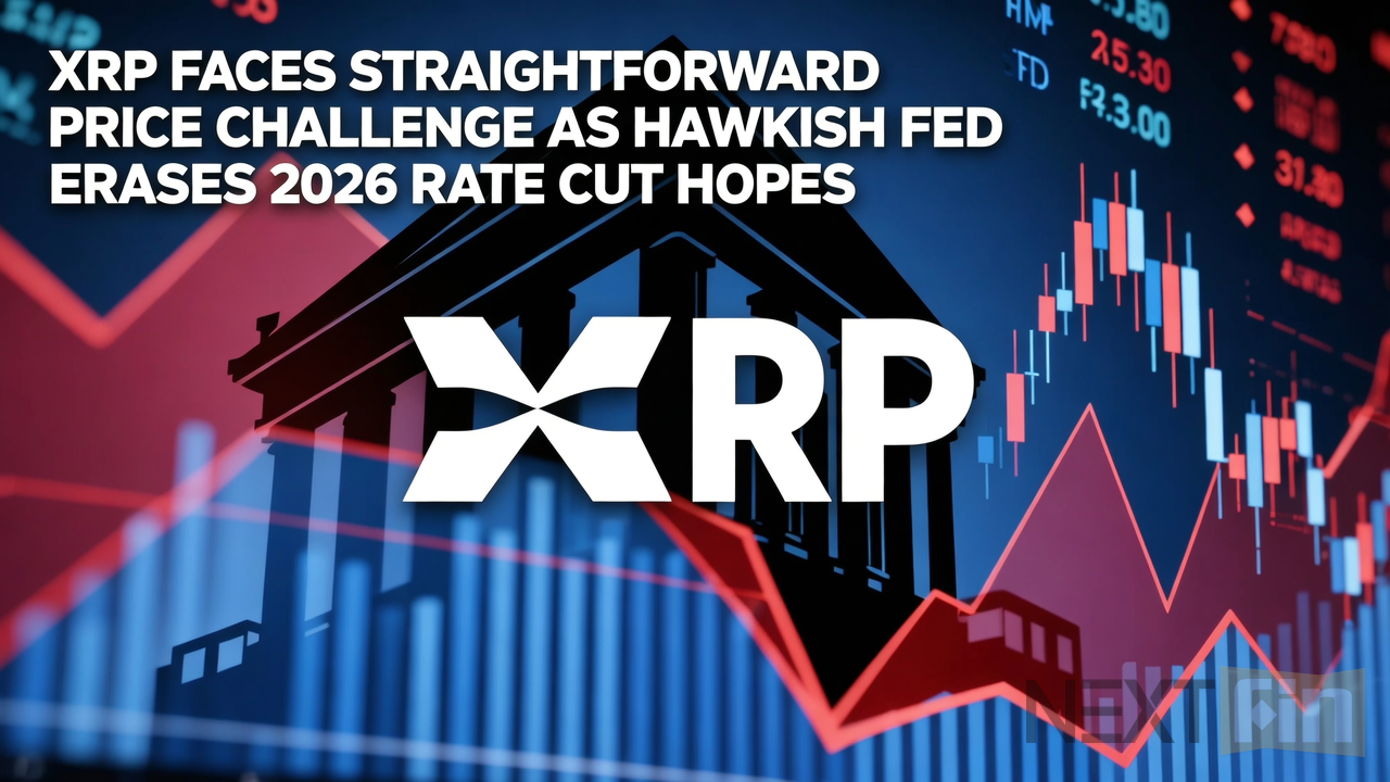 XRP Faces Straightforward Price Challenge as Hawkish Fed Erases 2026 Rate Cut Hopes