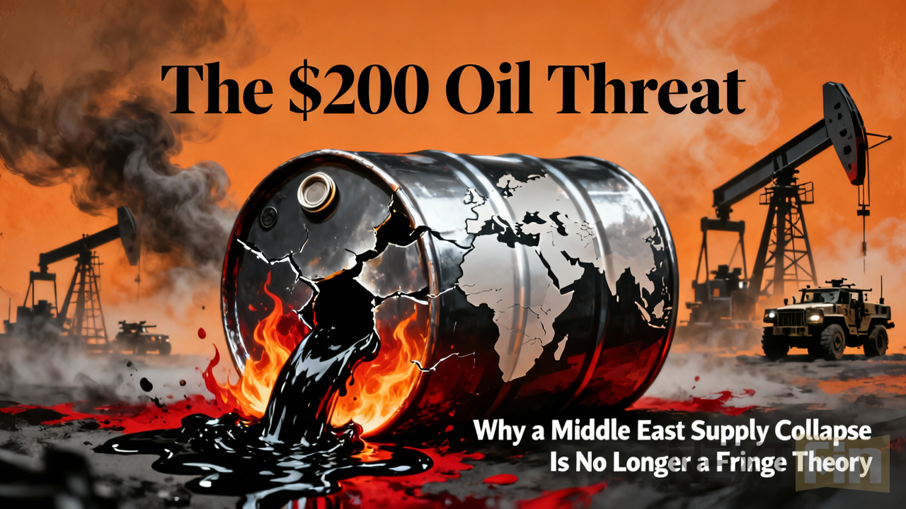 The $200 Oil Threat: Why a Middle East Supply Collapse Is No Longer a Fringe Theory