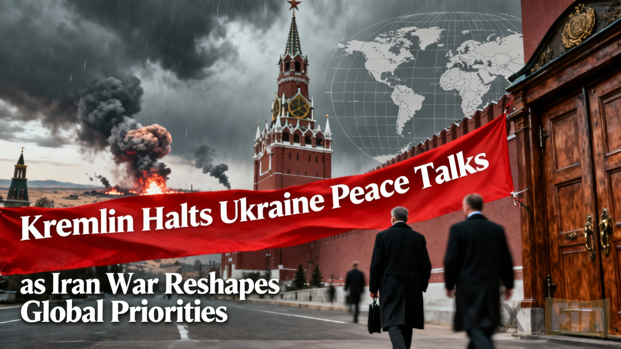 Kremlin Halts Ukraine Peace Talks as Iran War Reshapes Global Priorities