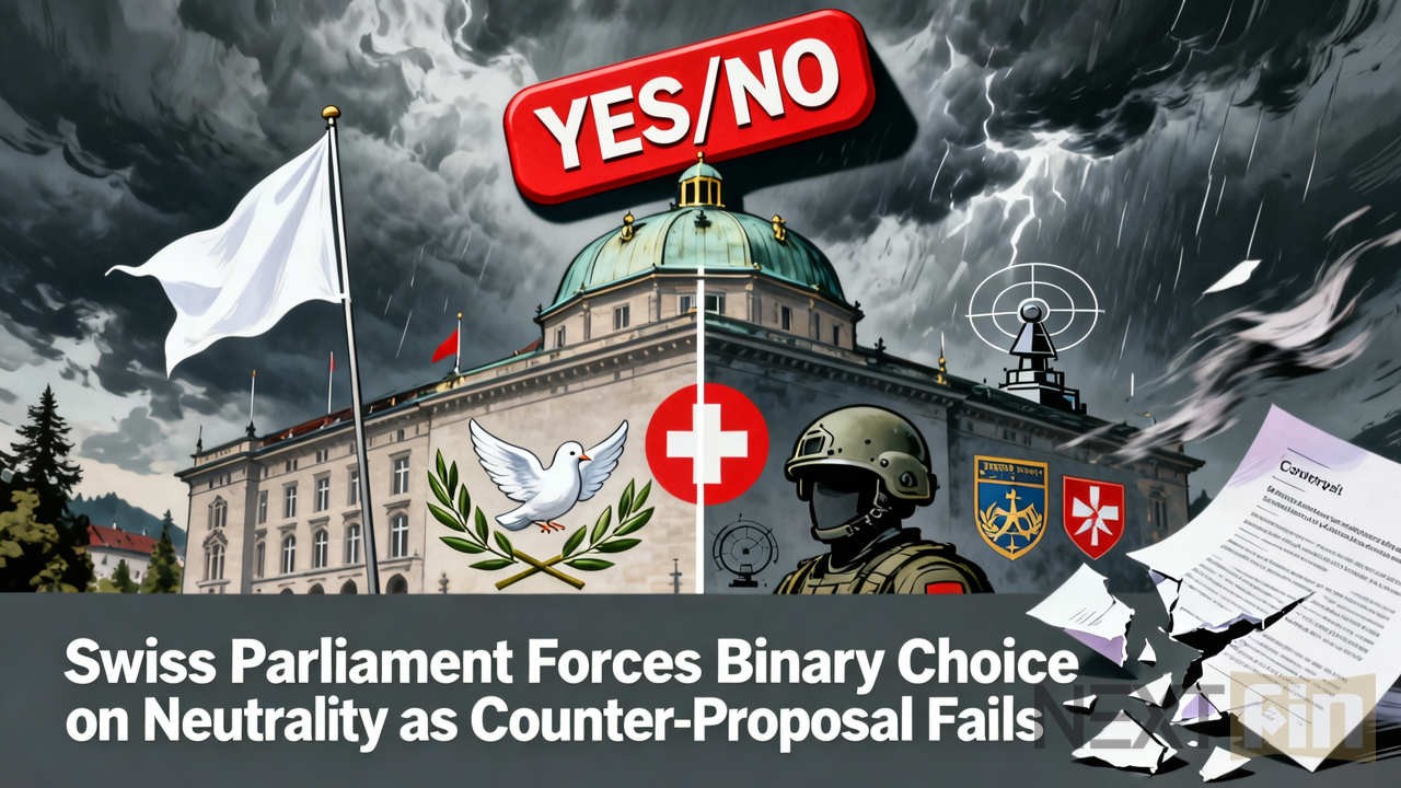 Swiss Parliament Forces Binary Choice on Neutrality as Counter-Proposal Fails