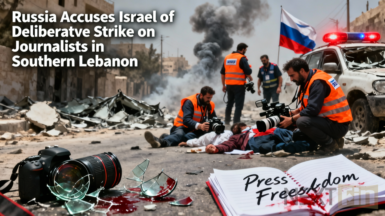Russia Accuses Israel of Deliberate Strike on Journalists in Southern Lebanon
