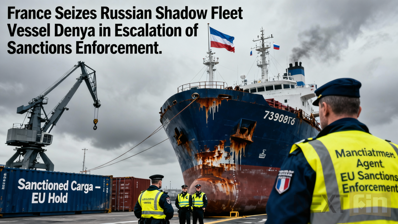 France Seizes Russian Shadow Fleet Vessel Denya in Escalation of Sanctions Enforcement
