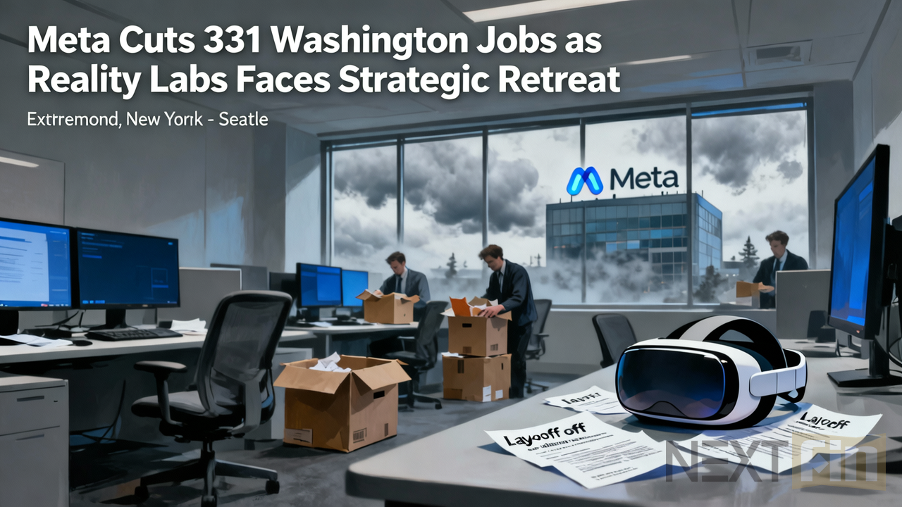 Meta Cuts 331 Washington Jobs as Reality Labs Faces Strategic Retreat