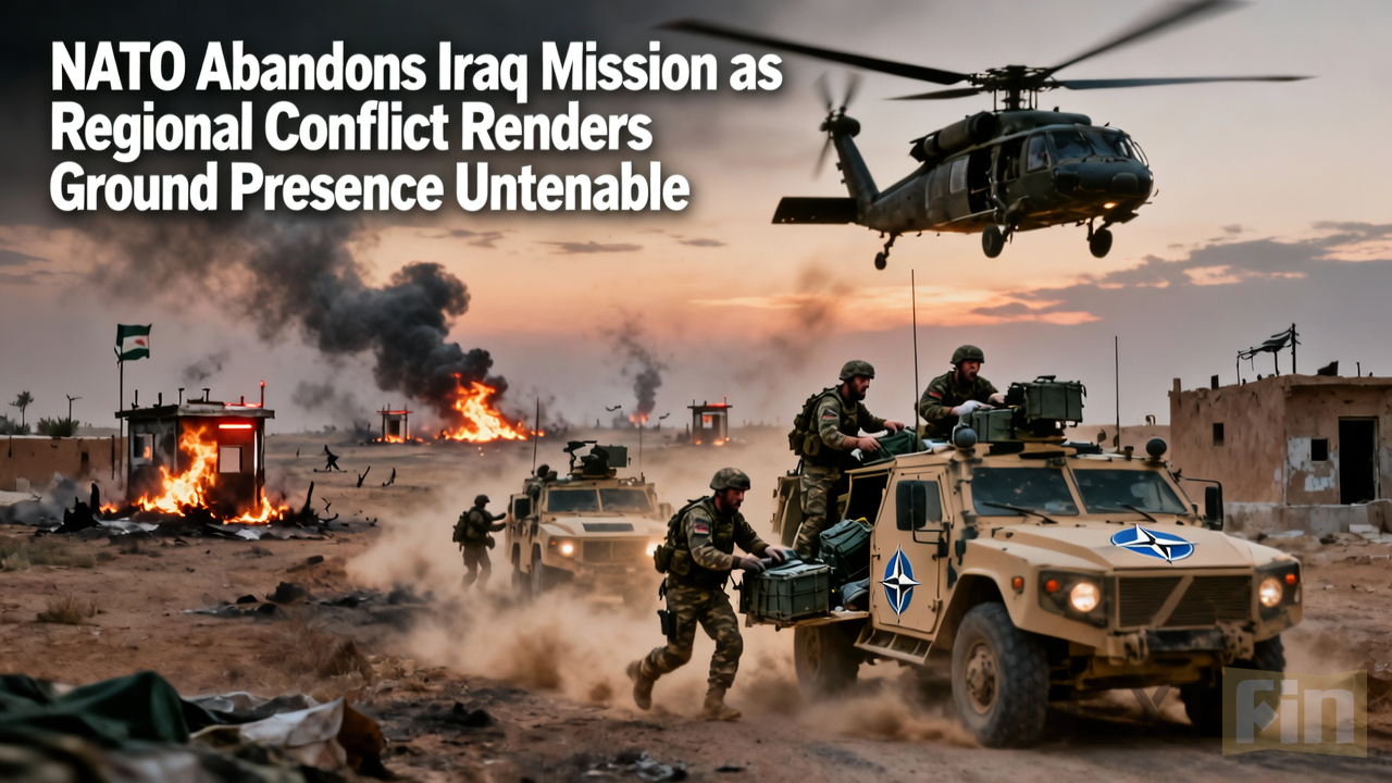 NATO Abandons Iraq Mission as Regional Conflict Renders Ground Presence Untenable