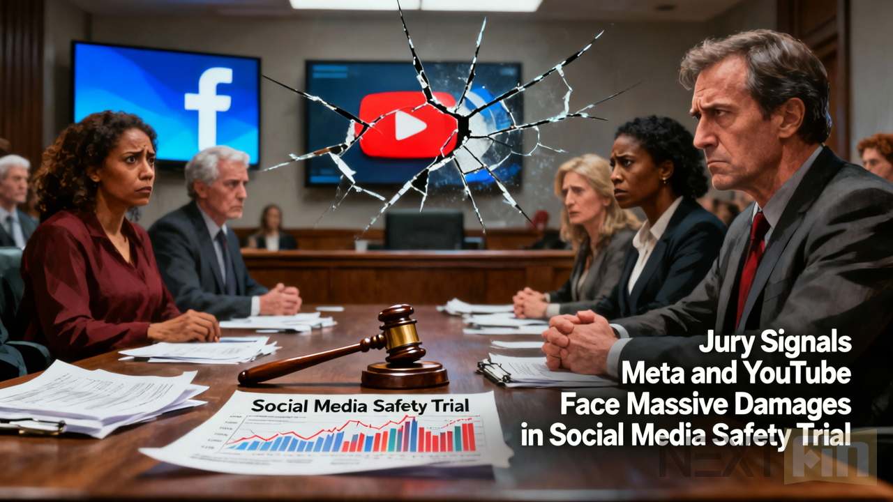 Jury Signals Meta and YouTube Face Massive Damages in Social Media Safety Trial