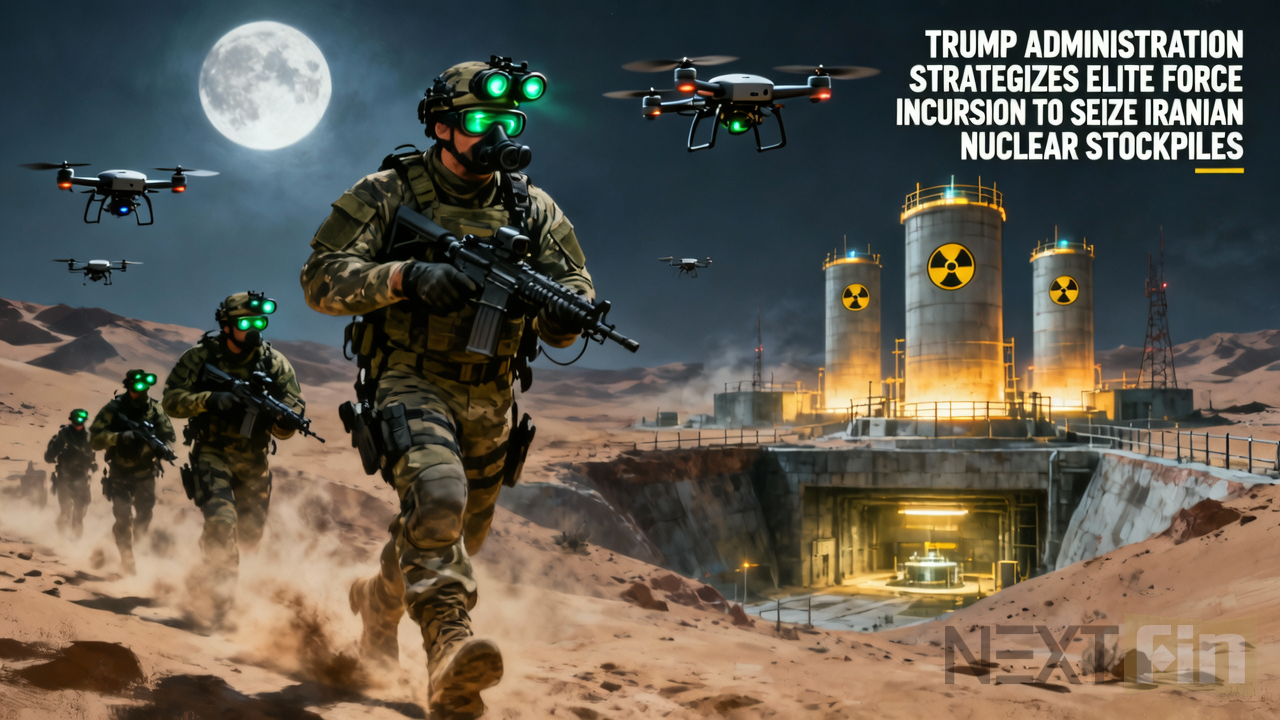 Trump Administration Strategizes Elite Force Incursion to Seize Iranian Nuclear Stockpiles
