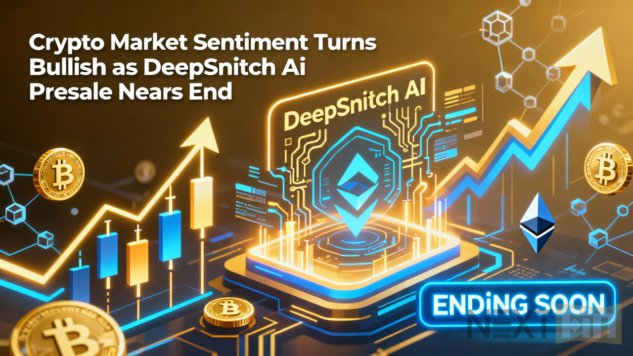 Crypto Market Sentiment Turns Bullish as DeepSnitch AI Presale Nears End