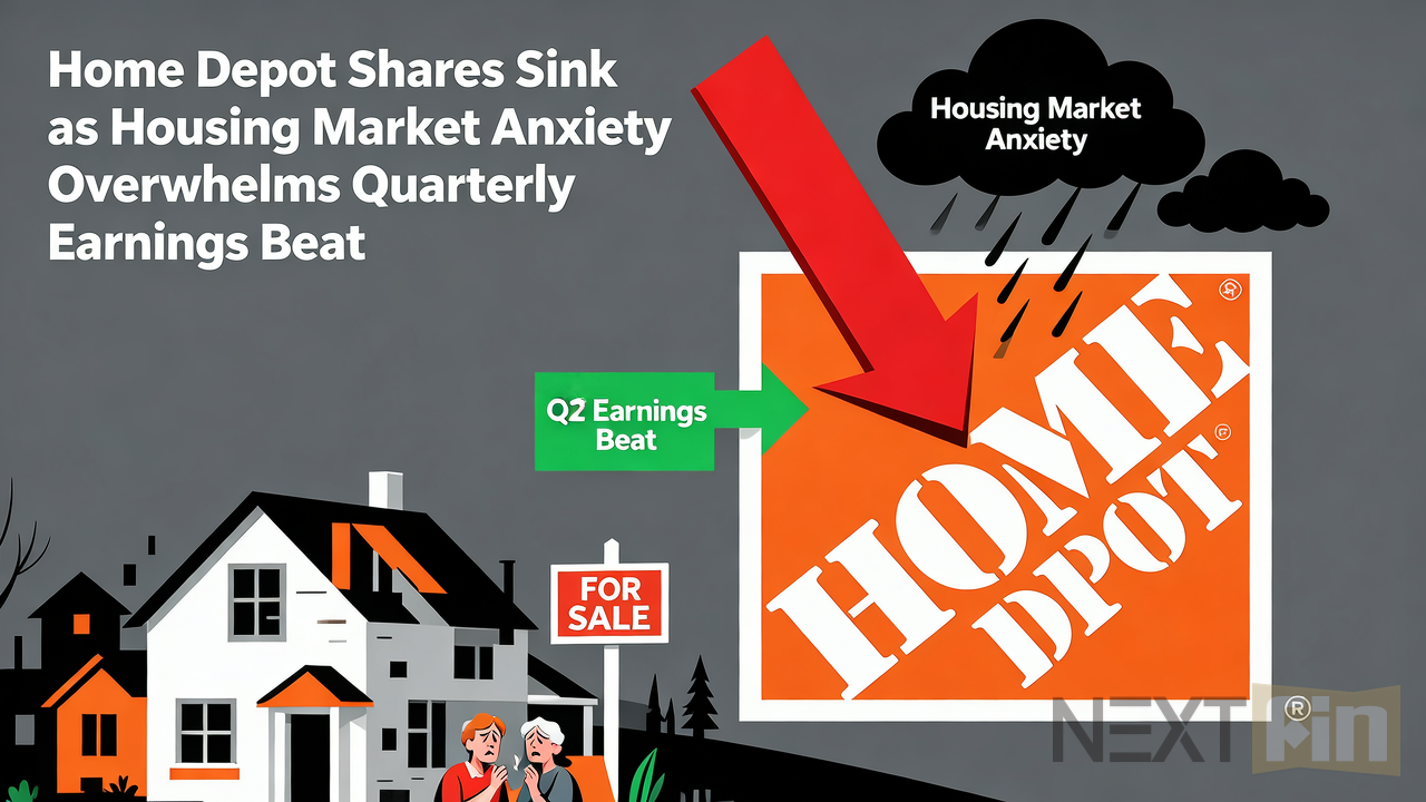 Home Depot Shares Sink as Housing Market Anxiety Overwhelms Quarterly Earnings Beat