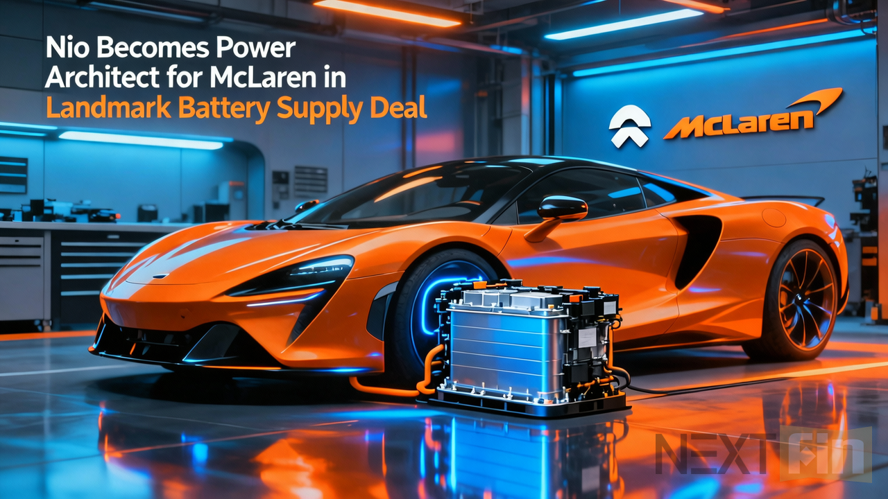 Nio Becomes Power Architect for McLaren in Landmark Battery Supply Deal