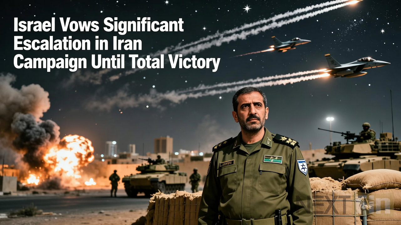 Israel Vows Significant Escalation in Iran Campaign Until Total Victory