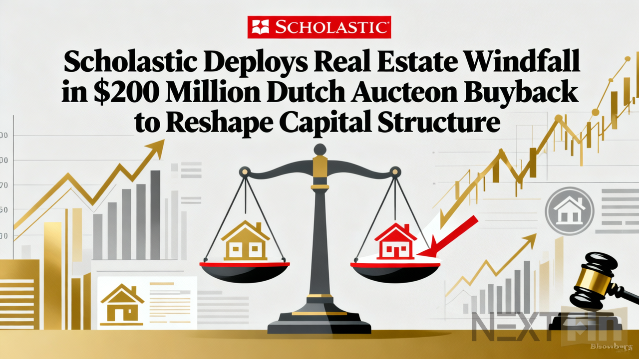 Scholastic Deploys Real Estate Windfall in $200 Million Dutch Auction Buyback to Reshape Capital Structure