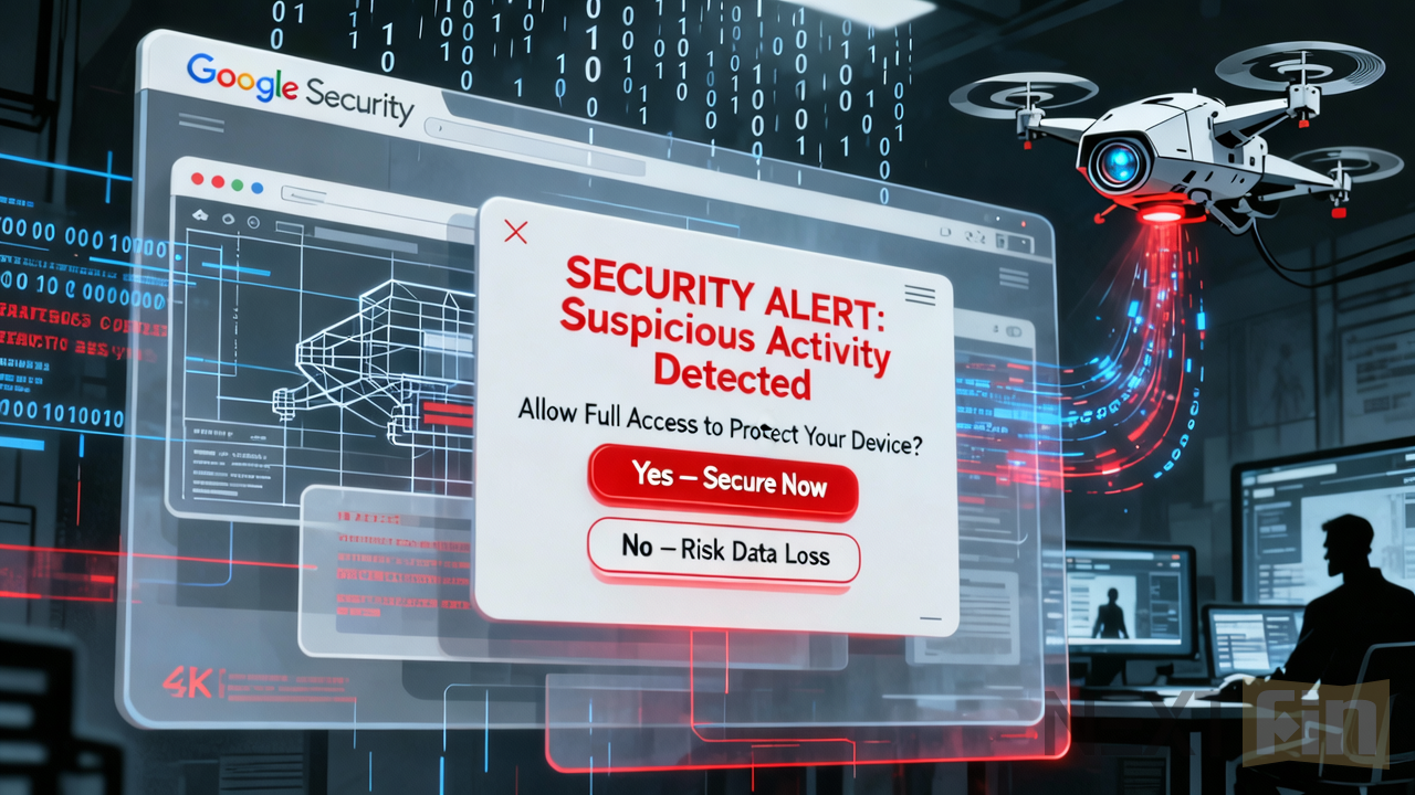 Fake Google Security Interface Weaponizes Browsers into Surveillance Tools