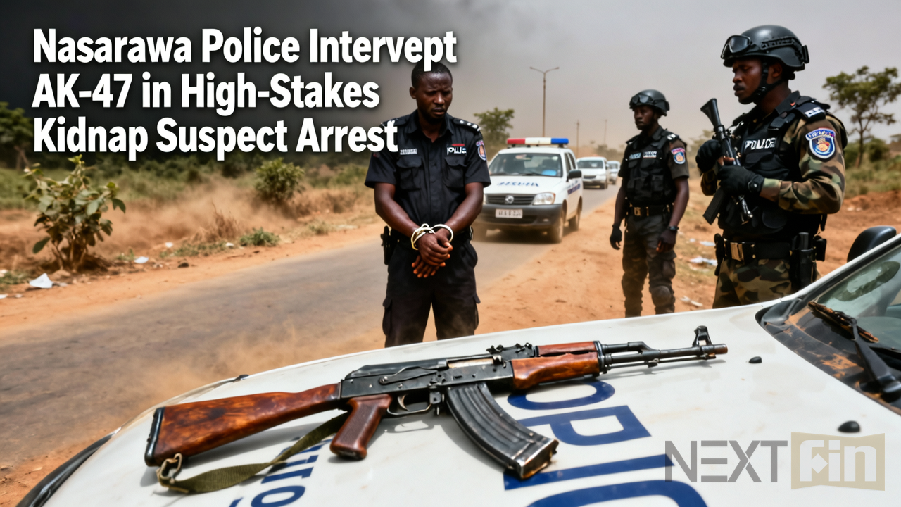 Nasarawa Police Intercept AK-49 Rifle in High-Stakes Kidnap Suspect Arrest