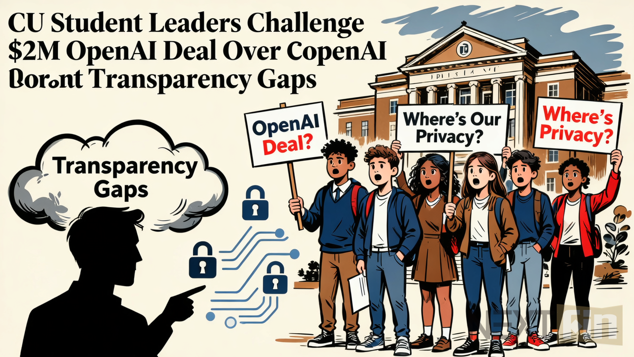 CU Student Leaders Challenge $2M OpenAI Deal Over Privacy and Transparency Gaps