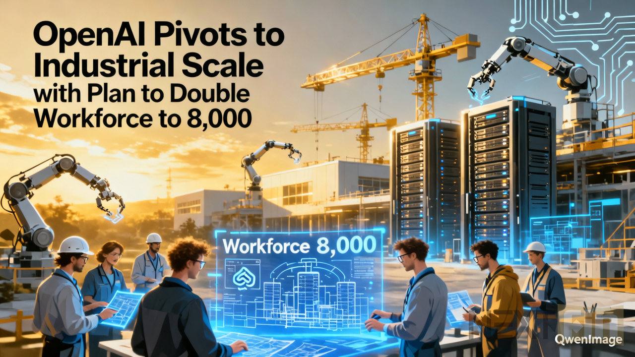 OpenAI Pivots to Industrial Scale with Plan to Double Workforce to 8,000