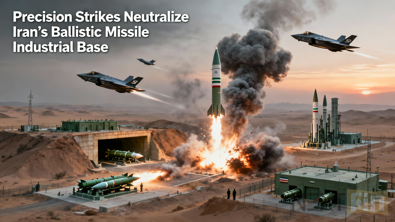 Precision Strikes Neutralize Iran’s Ballistic Missile Industrial Base